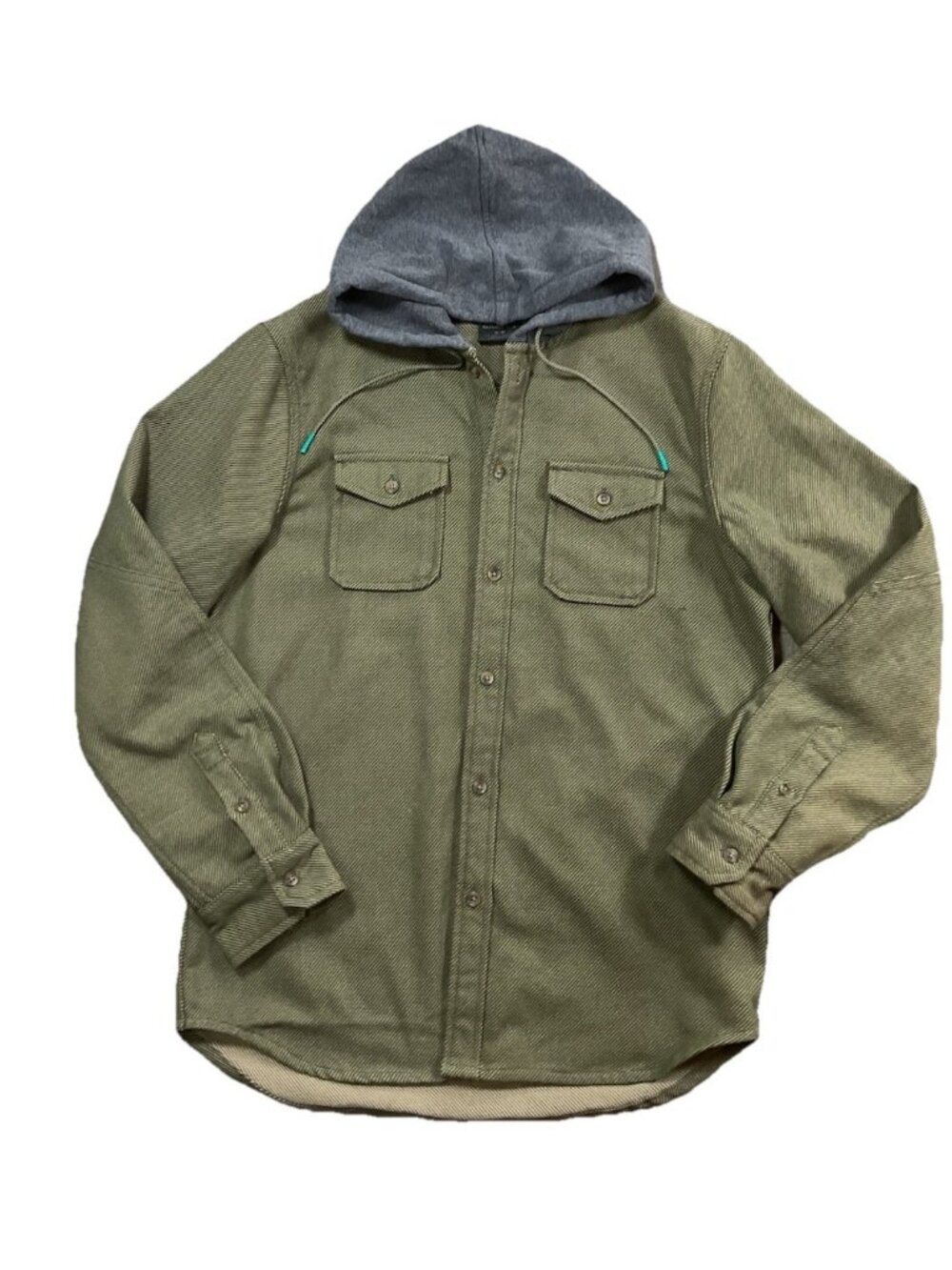 Oakley Shacket Green Hooded Mens Small Outdoors Gorpcore Snowboard